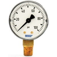 4302231 Entrada positiva análoga 100psi, tamaño 1/ NPT del fondo de la galga de la prensa4 de la conexión