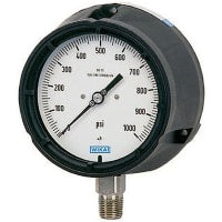 9834583 Analog Positive Press Gauge Bottom Entry 100psi, Connection Size 1/4 NPT