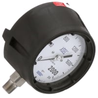 Galga de presión, 2000psi, puerto inferior 1/"2 NPT