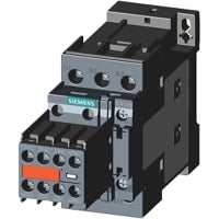Contactor de Sirius 3RT 3 poste, 12 A, kilovatio de 5.5, ac@ 50 hertzio, bobina de 110 V del ac@ 60 hertzio de 120 V