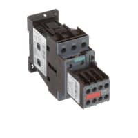 Contactor de Sirius 3 3RT poste, 17 A, 7.5 kilovatio, 24 bobina de la C.C. de V