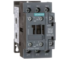 Contactor de Sirius 3RT 3 poste, 25 A, kilovatio de 11, bobina de la CA de 220 V