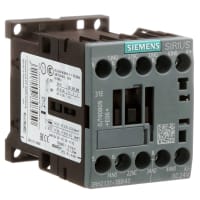 Relais del contactor, 3 NINGÚN 1 NC, 24 VDC, tamaño S00, terminal del tornillo, serie 3RH