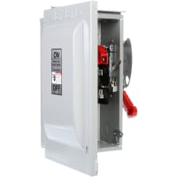 Desconecte el interruptor, fundido, seguridad, 60A, 2 poste, 240V, 3W, nema mecanografían 3R