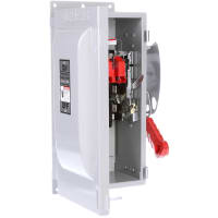 Desconecte el interruptor, fundido, seguridad, 30A, 3 poste, 240V, 3W, nema mecanografían 12