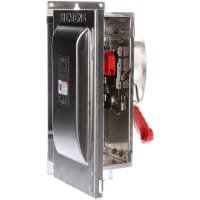 Desconecte el interruptor, fundido, seguridad, 30A, 3 poste, 240V, 3W, nema mecanografían 4X