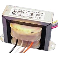Serie secundaria primaria del transformador 18.9VA 117/234VAC 3.15/6.3VAC 266 3/6A