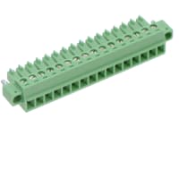Serie de la posición COMBICON bujía métrica del tornillo de enchufe del PWB 3.81m m 16AWG 160V 8A 16