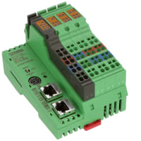 Regulador, en línea; ILC 191; Ethernet de 2 RJ45; 8inputs, 4out en 24VDC; IEC 61131