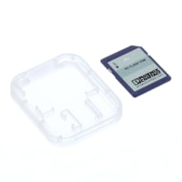 Regulador, tarjeta del SD; Memoria del programa y de la configuración, plug-in, 2 GB