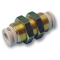 Adaptador neumático del Roscar-a-Tubo del tabique hermético, empujar hacia adentro 3/8 en BSPPx3/8in
