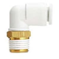 Adaptador neumático del Roscar-a-Tubo del codo, varón de R8 1/, empujar hacia adentro 8 milímetros