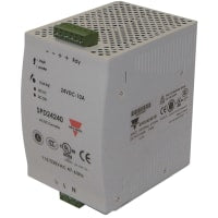 Fuente de alimentación, AC-DC, 24V, 5A, 90-264VIn, incluido, carril del estruendo, industrial, 120W, serie del SPD