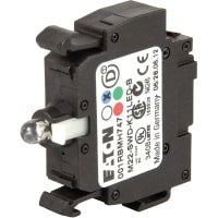 Entre en contacto con el bloque, 2-P, pregunta, LED azul, frente, M23, dispositivos SmartWire-DESPEGUE