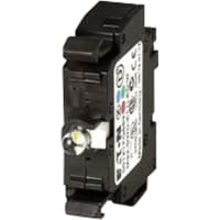 Entre en contacto con el bloque, 2-P, pregunta, LED rojo, frente, M23, dispositivos SmartWire-DESPEGUE
