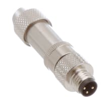 SACC Series 3 Pole Cable Mount Conn Plug 12m m Shell Size Male Contacts IP67