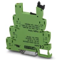 6.2 milímetros PLC Term Block, Screw, DIN Rail NS 35/7,5, 1 N/O, 120VAC