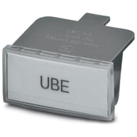 Serie de la ETIQUETA CLIPFIX UBE/D de la TIRA 35 del negro del terminal