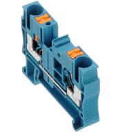 Feed Through Trm Blk pinta 6 Series 1000V 41A Push en Term Blue Single Level