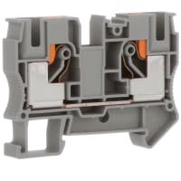 Bloque de terminales Feed-Through 57A 1000V Empujar-en series grises del AWG pinta de la conexión 20-6