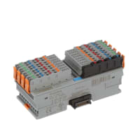 Zócalo de 120mA RCD, montaje del carril del estruendo, IP65, IP67, C.C. de 24 V, gris