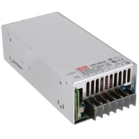 Fuente de alimentación, AC-DC, 24V, 27A, 100-264V adentro, incluido, montaje del panel, PFC, serie HRP-600