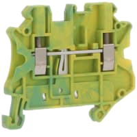 Tornillo-Conec modulares de tierra del bloque de terminales. Serie de UT 2 5-MTD-PE UT