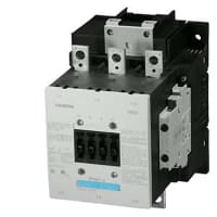 Contactor de Sirius 3RT 3 poste, 185 A, kilovatio de 104, 440 - bobina de 480 V ac/dc
