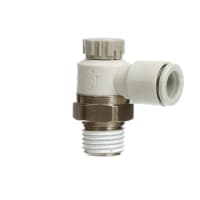 Apresure el regulador, codo, metro-hacia fuera, hilo de rosca de 8mmone-touch x de 1/4 R con el sellante | SMC