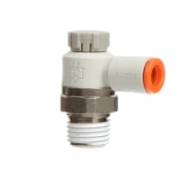 Apresure el regulador, codo, metro-hacia fuera, 1/4 " uno-tocan x 1/4 " NPT con el sellante | SMC