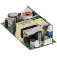 Fuente de alimentación, AC-DC, 12V, 12.5A, 90-264V adentro, marco abierto, montaje del panel, 150W, serie de EPP