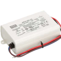 Fuente de alimentación, AC-DC, 12V, 3A, 100-264V adentro, incluido, Pnl Mnt, conductor del LED, serie APV-35