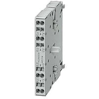 El auxiliar entra en contacto con, el bloque del montaje del lado, 6A, 1NO-1NC, terminal del resorte, serie 3RH