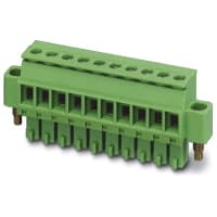 Serie de la posición COMBICON MCVR del tornillo de enchufe del PWB 12 3.81m m 16AWG 160V 8A