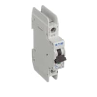 Interruptor, suplementario, mini, curva de C, 15A, 1 poste, solo Pkg, tornillo