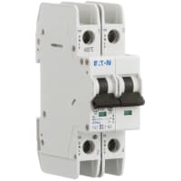 Interruptores miniatura, T/M, curva de D, 2A, 2-Pole, estruendo, UL489, serie de FAZ-NA