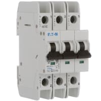 Interruptores miniatura, T/M, curva de C, 2A, 3-Pole, estruendo, UL489, serie de FAZ-NA