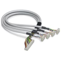 Sistema del cable; Redondo; Para la conexión al sistema de VARIOFACE; Tira del zócalo de la posición de 50; el 1M