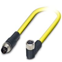 M8; PVC de 3 pos.105C; Enchufe M8 recto; al zócalo M8 pescado con caña; 1.5 m
