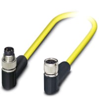 M8; posición 4. blindado; PVC 105C; Enchufe M8 anguloso; al zócalo M8 pescado con caña; 1.5 m