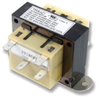 El transformador, Pri 120/240V, Sec 40VA 12V, arrastra