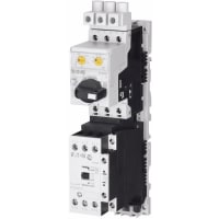 Dol que invierte a arrancador, 3 poste, IEC, 3-12A Fla, 24 bobina del VDC,