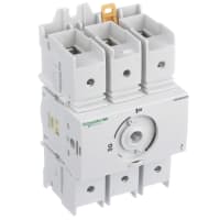 Desconectador; No fusible; Estilo IEC; 600V/60 A/3 polos; Usar eje 10x10