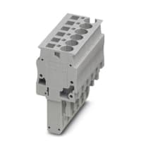 Gris de SpringCageConn 1Pos 6.2mmPitch 28-10AWG COMBI del enchufe del PWB de las conec TermBlk