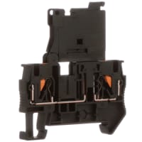 Negro LeverType for5x20mm G FuseInserts w/LEDfor60VDC del fusible de las conec TermBlk DINRail