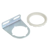 La asamblea de soporte, para AR30-A y los reguladores de AW30-ASeries, incluye tuercas determinadas