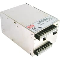 Fuente de alimentación, AC-DC, 48V, 12.5A, 115-264V adentro, incluido, montaje del panel, PFC, serie PSP-600