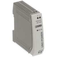 El estruendo cerca la fuente de alimentación con barandilla del montaje, 24V, 1.25A, entrada 85-264V, 30W, serie de ENERGÍA de UNO