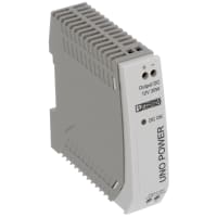 Fuente de alimentación, AC-DC, 12V, 2.5A, 85-264V adentro, incluido, carril del estruendo, 30W, serie de ENERGÍA de UNO