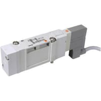 Válvula de solenoide, aire, centro del extractor 3-Position, piloto interno, 24VDC, serie de SV